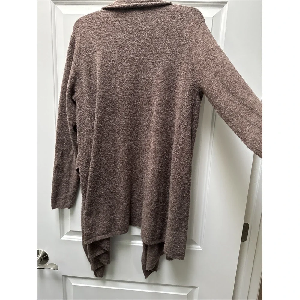 Barefoot Dreams Chic Lite Drape Front Calypso Wrap‎ Cardigan Brown Women's 1X